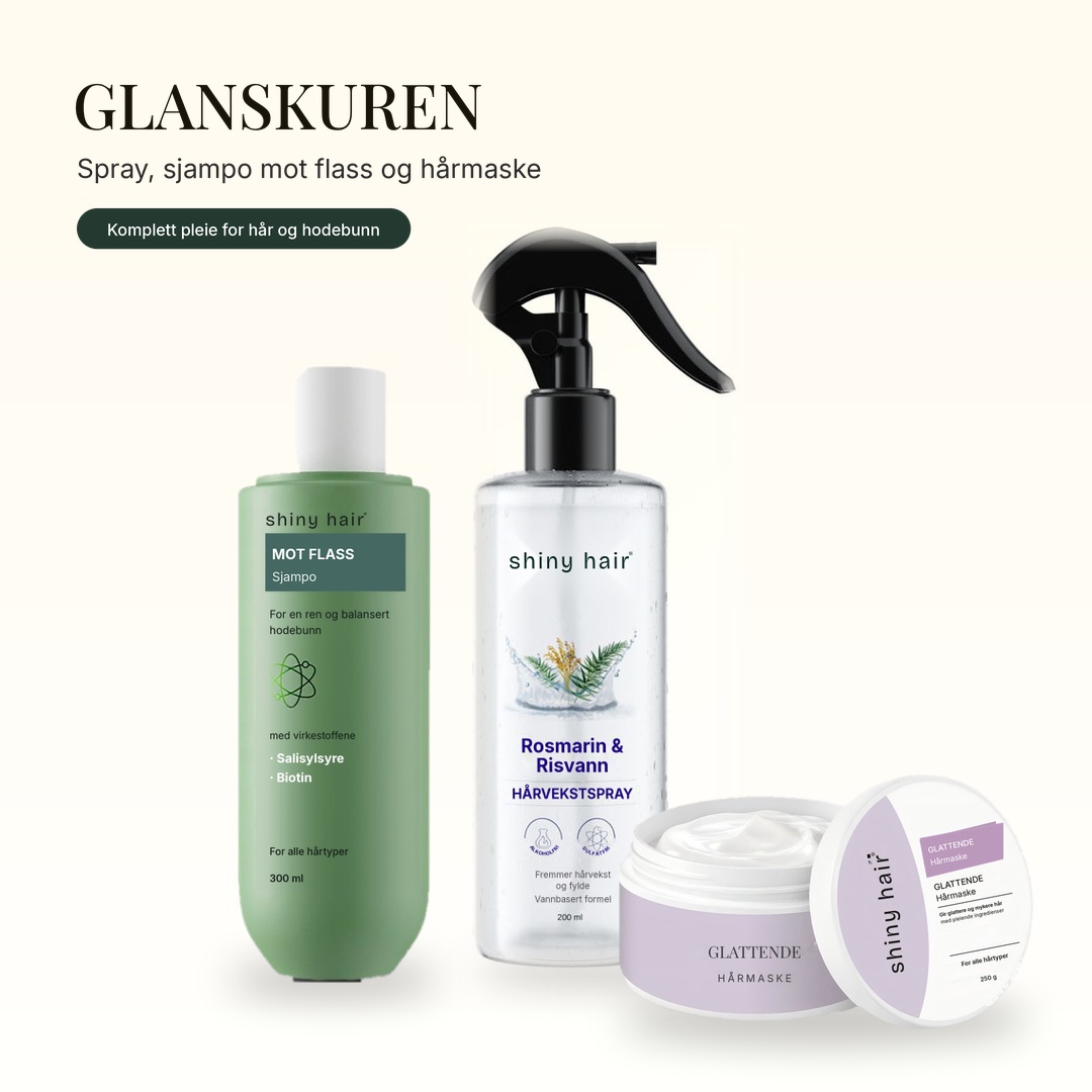 Hårvekstspray med rosmarin og risvann